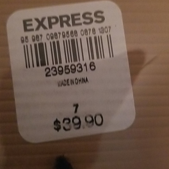 EXPRESS Snakeskin Strappy Slides Open Mule Flats Sandals Sz:7 - Picture 3 of 11